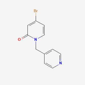 molecular formula C11H9BrN2O B2531663 4-Bromo-1-(pyridin-4-ylmethyl)pyridin-2(1H)-one CAS No. 2090429-68-6