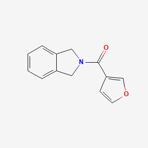 molecular formula C13H11NO2 B2531688 Furan-3-yl(isoindolin-2-yl)methanon CAS No. 2034606-65-8