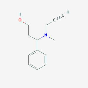 molecular formula C13H17NO B2531707 3-[Methyl(prop-2-yn-1-yl)amino]-3-phenylpropan-1-ol CAS No. 1394734-42-9