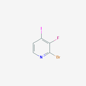 molecular formula C5H2BrFIN B2531730 2-溴-3-氟-4-碘吡啶 CAS No. 1804910-90-4