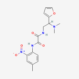 N1-(2-(dimethylamino)-2-(furan-2-yl)ethyl)-N2-(4-methyl-2-nitrophenyl)oxalamide