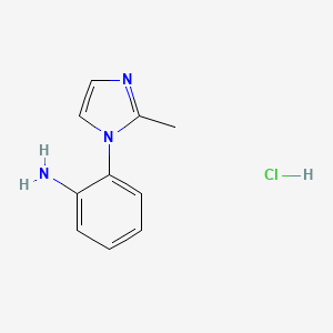 2-(2-methyl-1H-imidazol-1-yl)aniline hydrochloride