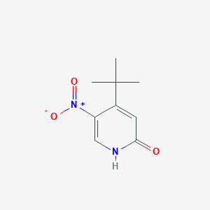 molecular formula C9H12N2O3 B2531763 4-(叔丁基)-5-硝基吡啶-2-醇 CAS No. 33252-23-2