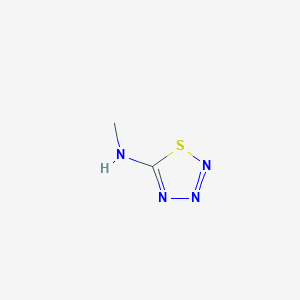 molecular formula C2H4N4S B2531777 N-Methyl-1,2,3,4-thiatriazol-5-amine CAS No. 52098-72-3
