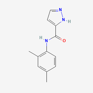 molecular formula C12H13N3O B2531815 N-(2,4-dimethylphenyl)-1H-pyrazole-3-carboxamide CAS No. 305346-15-0
