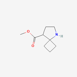 molecular formula C9H15NO2 B2531817 5-氮杂螺[3.4]辛烷-8-羧酸甲酯 CAS No. 2385257-78-1
