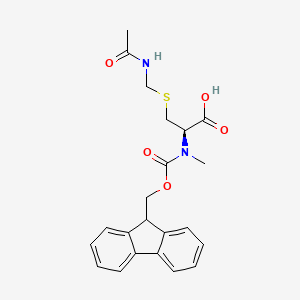 molecular formula C22H24N2O5S B2531842 N-Methyl-N-(9H-fluorene-9-ylmethoxycarbonyl)-S-(acetylaminomethyl)cysteine CAS No. 481642-19-7