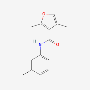 molecular formula C14H15NO2 B2531854 2,4-dimethyl-N-(m-tolyl)furan-3-carboxamide CAS No. 54110-35-9