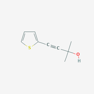molecular formula C9H10OS B2531856 2-甲基-4-噻吩-2-基-丁-3-炔-2-醇 CAS No. 133844-84-5