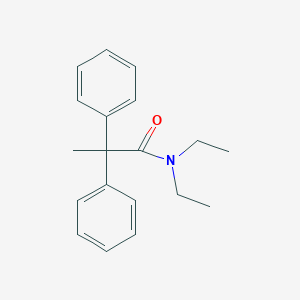 molecular formula C19H23NO B253188 N,N-diethyl-2,2-diphenylpropanamide 