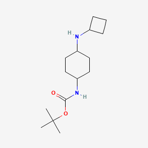 molecular formula C15H28N2O2 B2531950 tert-Butyl (1R*,4R*)-4-(cyclobutylamino)cyclohexylcarbamate CAS No. 1286275-75-9