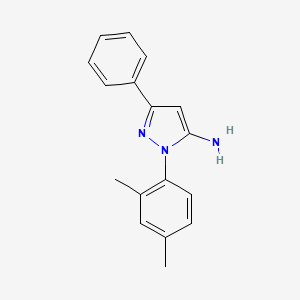 molecular formula C17H17N3 B2531979 1-(2,4-dimethylphenyl)-3-phenyl-1H-pyrazol-5-amine CAS No. 956751-68-1
