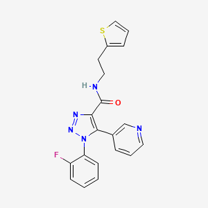 2-(azepan-1-ylcarbonyl)-3,5,6-trimethyl-N-(2-thienylmethyl)-1-benzofuran-7-sulfonamide