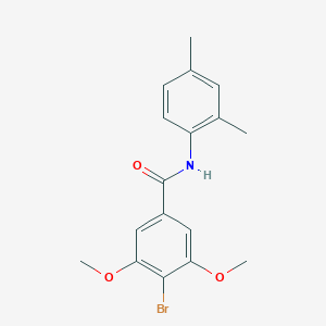 molecular formula C17H18BrNO3 B253203 4-bromo-N-(2,4-dimethylphenyl)-3,5-dimethoxybenzamide 