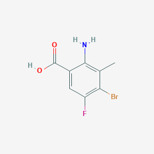 2-Amino-4-bromo-5-fluoro-3-methylbenzoic acid