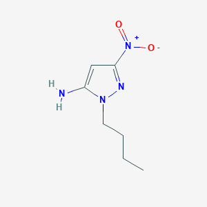 2-Butyl-5-nitropyrazol-3-amine
