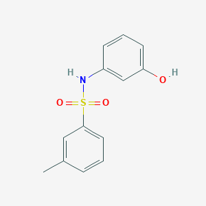 molecular formula C13H13NO3S B253207 N-(3-hydroxyphenyl)-3-methylbenzenesulfonamide 