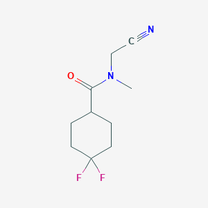 N-(cyanomethyl)-4,4-difluoro-N-methylcyclohexane-1-carboxamide