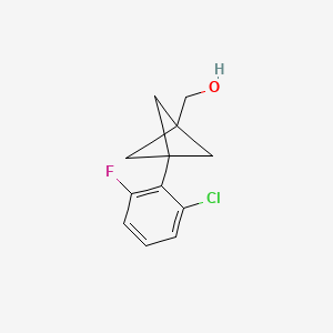 [3-(2-Chloro-6-fluorophenyl)-1-bicyclo[1.1.1]pentanyl]methanol