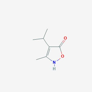 molecular formula C7H11NO2 B2532089 3-Methyl-4-(propan-2-yl)-1,2-oxazol-5-ol CAS No. 29879-46-7