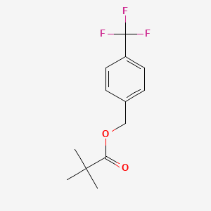 molecular formula C13H15F3O2 B2532094 4-(Trifluoromethyl)benzyl pivalate CAS No. 155820-03-4