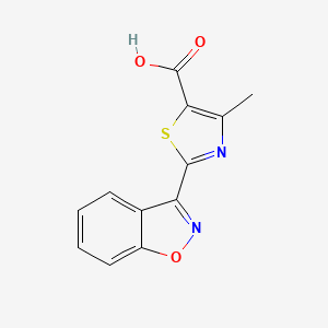 2-(Benzo[d]isoxazol-3-yl)-4-methylthiazole-5-carboxylic acid