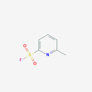 molecular formula C6H6FNO2S B2532155 6-Methylpyridine-2-sulfonyl fluoride CAS No. 2137619-44-2