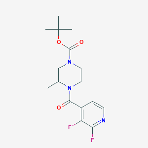 Tert-butyl 4-(2,3-difluoropyridine-4-carbonyl)-3-methylpiperazine-1-carboxylate