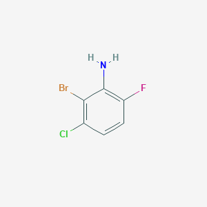 molecular formula C6H4BrClFN B2532173 2-Bromo-3-chloro-6-fluoroaniline CAS No. 1694842-86-8