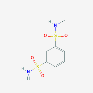 molecular formula C7H10N2O4S2 B2532174 N1-méthylbenzène-1,3-disulfonamide CAS No. 84448-03-3