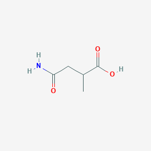 molecular formula C5H9NO3 B2532179 3-氨基羰基-2-甲基丙酸 CAS No. 98071-27-3