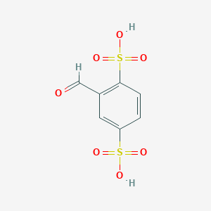 molecular formula C7H4Na2O7S2 B2532223 2,5-Disulphobenzaldehyde CAS No. 51818-11-2