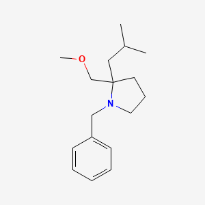 1-Benzyl-2-(methoxymethyl)-2-(2-methylpropyl)pyrrolidine