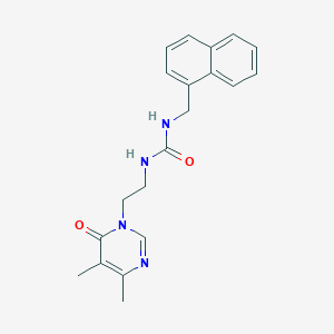 1-(2-(4,5-dimethyl-6-oxopyrimidin-1(6H)-yl)ethyl)-3-(naphthalen-1-ylmethyl)urea