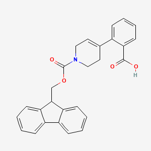 2-[1-(9H-Fluoren-9-ylmethoxycarbonyl)-3,6-dihydro-2H-pyridin-4-yl]benzoic acid
