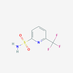molecular formula C6H5F3N2O2S B2532325 6-(Trifluoromethyl)pyridine-2-sulfonamide CAS No. 1248970-26-4