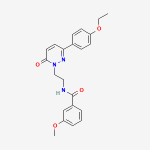 N-(2-(3-(4-ethoxyphenyl)-6-oxopyridazin-1(6H)-yl)ethyl)-3-methoxybenzamide