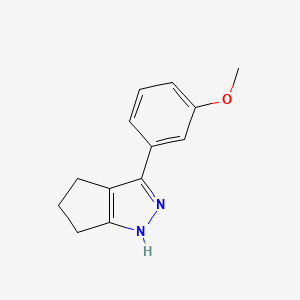 3-(3-Methoxyphenyl)-2,4,5,6-tetrahydrocyclopenta[c]pyrazole