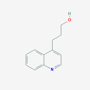 molecular formula C12H13NO B2532380 4-Quinolinepropanol CAS No. 88611-50-1