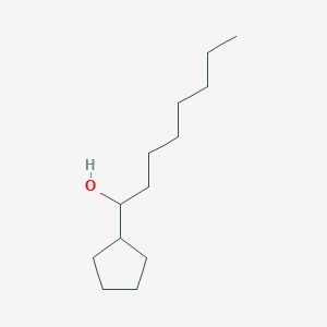 1-Cyclopentyloctan-1-ol