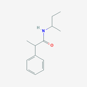 molecular formula C13H19NO B253240 N-(sec-butyl)-2-phenylpropanamide 