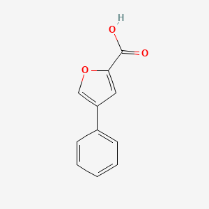 molecular formula C11H8O3 B2532411 4-Phenylfuran-2-carboxylic acid CAS No. 86471-28-5