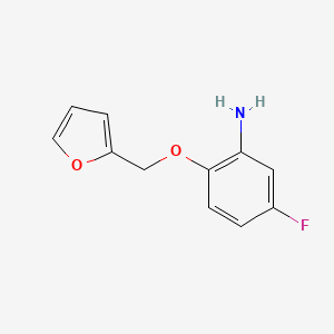 5-Fluoro-2-(furan-2-ylmethoxy)aniline
