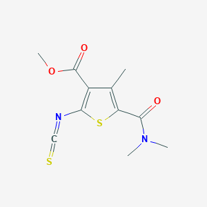 Methyl 5-[(dimethylamino)carbonyl]-2-isothiocyanato-4-methylthiophene-3-carboxylate