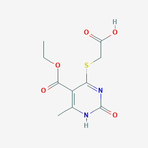 2-[(5-ethoxycarbonyl-6-methyl-2-oxo-1H-pyrimidin-4-yl)sulfanyl]acetic Acid
