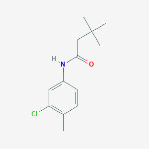 molecular formula C13H18ClNO B253249 N-(3-chloro-4-methylphenyl)-3,3-dimethylbutanamide 