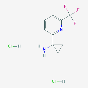 1-(6-(Trifluoromethyl)pyridin-2-yl)cyclopropanamine dihydrochloride