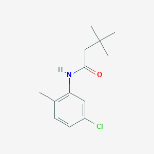 molecular formula C13H18ClNO B253250 N-(5-chloro-2-methylphenyl)-3,3-dimethylbutanamide 