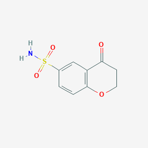 molecular formula C9H9NO4S B2532505 4-oxo-3,4-dihydro-2H-1-benzopyran-6-sulfonamide CAS No. 955903-90-9