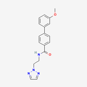 N-(2-(2H-1,2,3-triazol-2-yl)ethyl)-3'-methoxy-[1,1'-biphenyl]-4-carboxamide